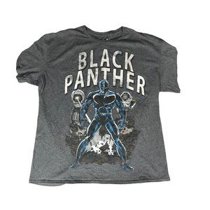 Marvel Retro Black Panther Men’s T-Shirt Gray sz XL Graphic Tshirt